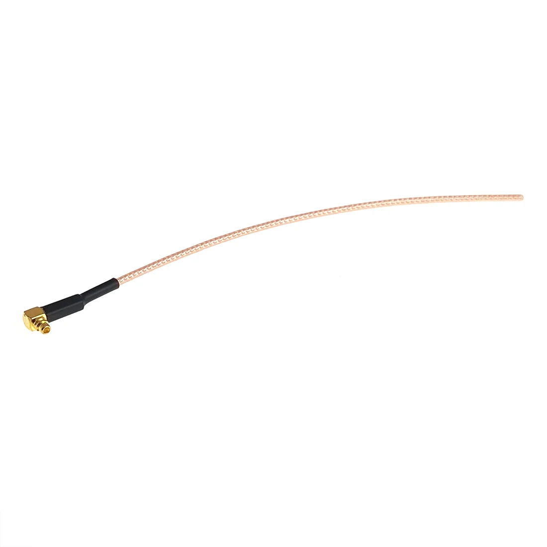 MMCX Male Right Angle Pigtail Cable RG178 25cm Long Other End Exposed