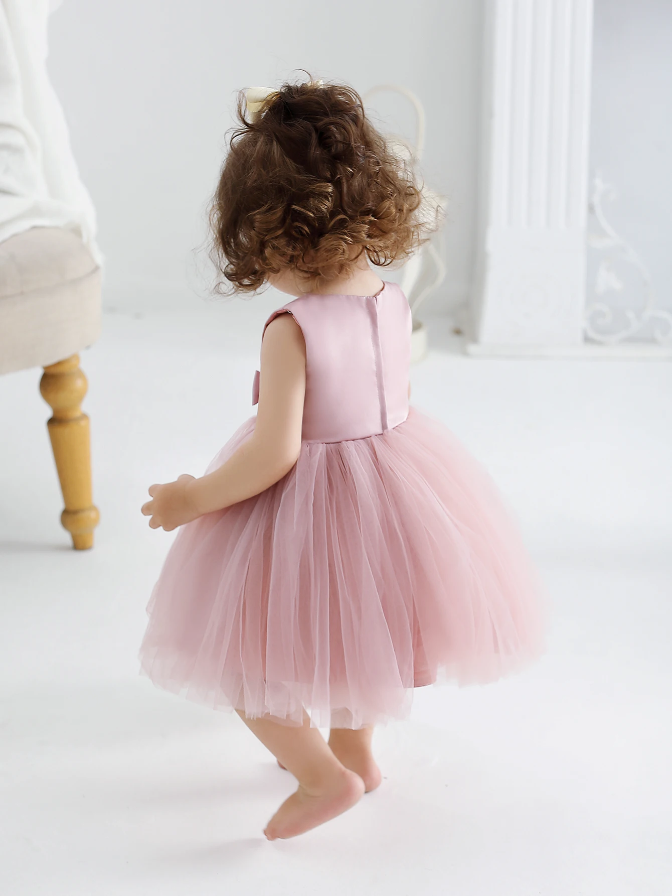 First Birthday Outfit Girl Party Wear Gowns for Girls 12 to 18 Months Baby Girl Dress Baby Christening Gown