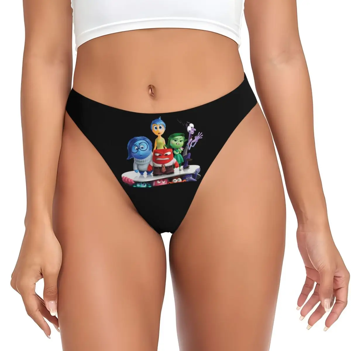 

Custom Womens Inside Out Character Shot G-string Panties Female Comfort Thongs Underwear