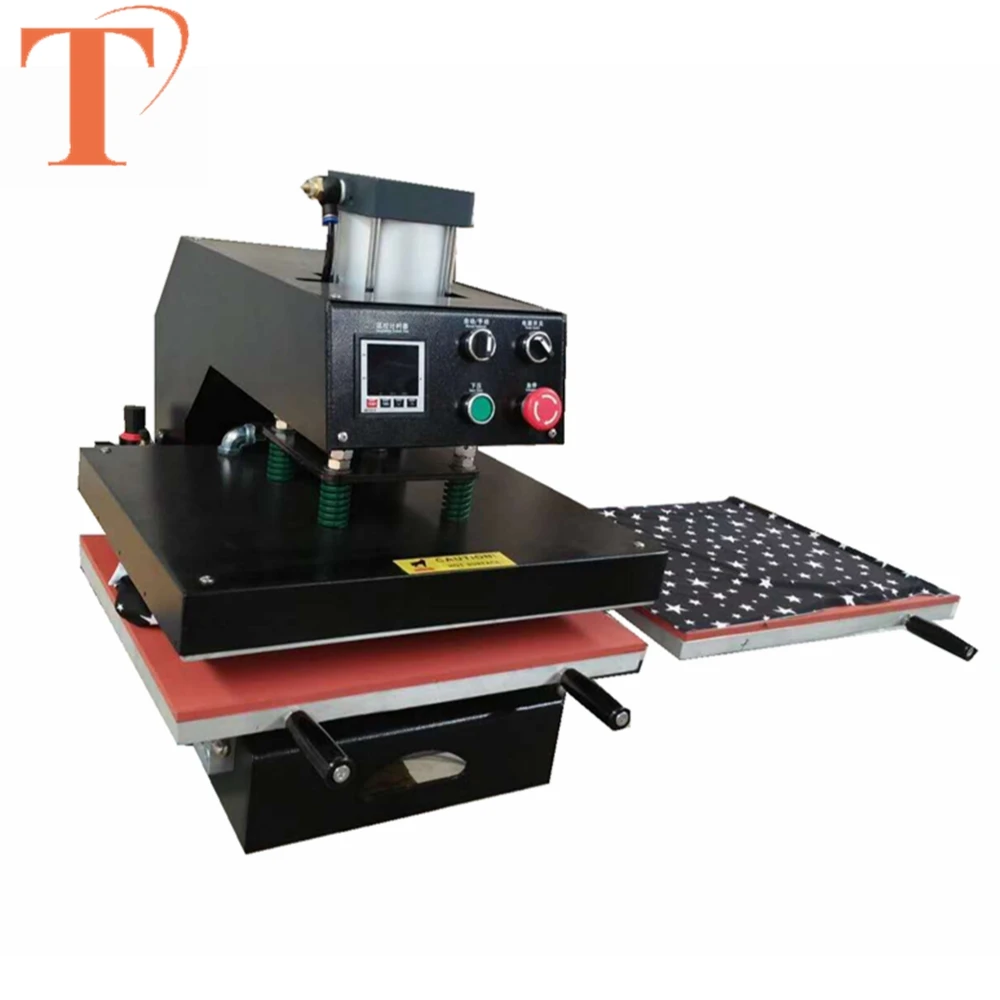 Semi-automatic heat press transfer printing machine for sale