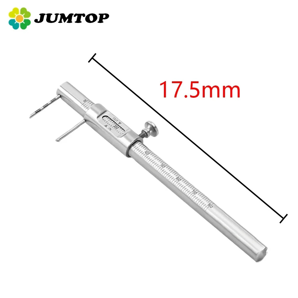 Professionelle Laborimplantate Messmessschieber Rutsche Messlehre Regel Messlehre Regel Doppelskala Runde Zahnheilkunde Werkzeug