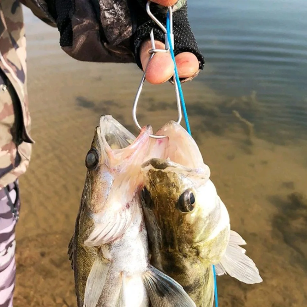Stainless Steel Fish Lock Tool Is , Rust-proof Reusable To Prevent Live Fish From Slipping Off The Fish Lock Buckle Tool