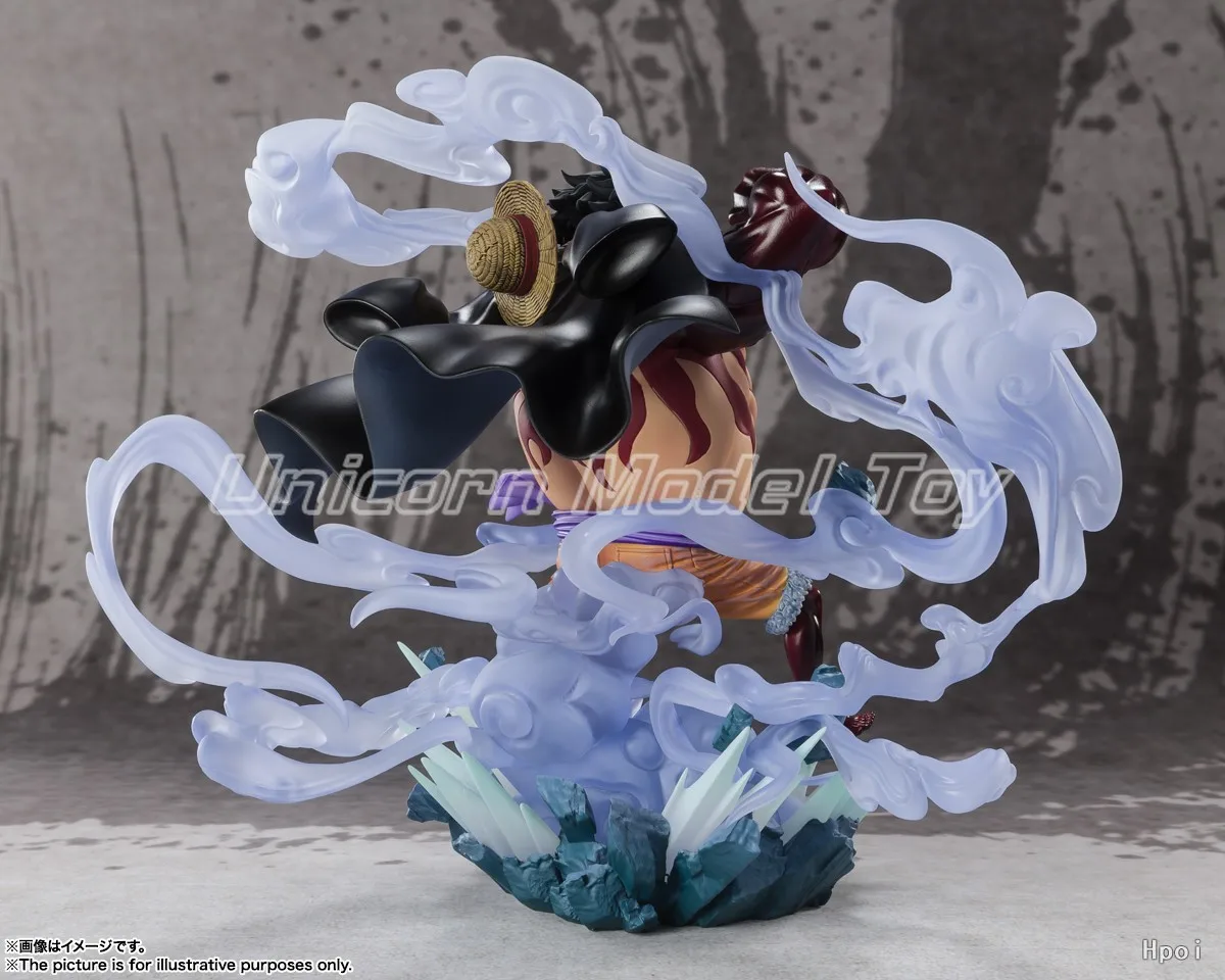 【UA】BANDAI Figuarts ZERO One Piece Monkey D. Luffy Gear 4 Captain Three Figure Model Toy Gift view 4