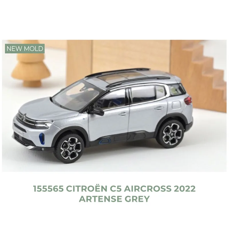 1/43 CITROEN C5 2022 diecast alloy simulation car model, children's collection of decorative toys, for children's holiday gifts.