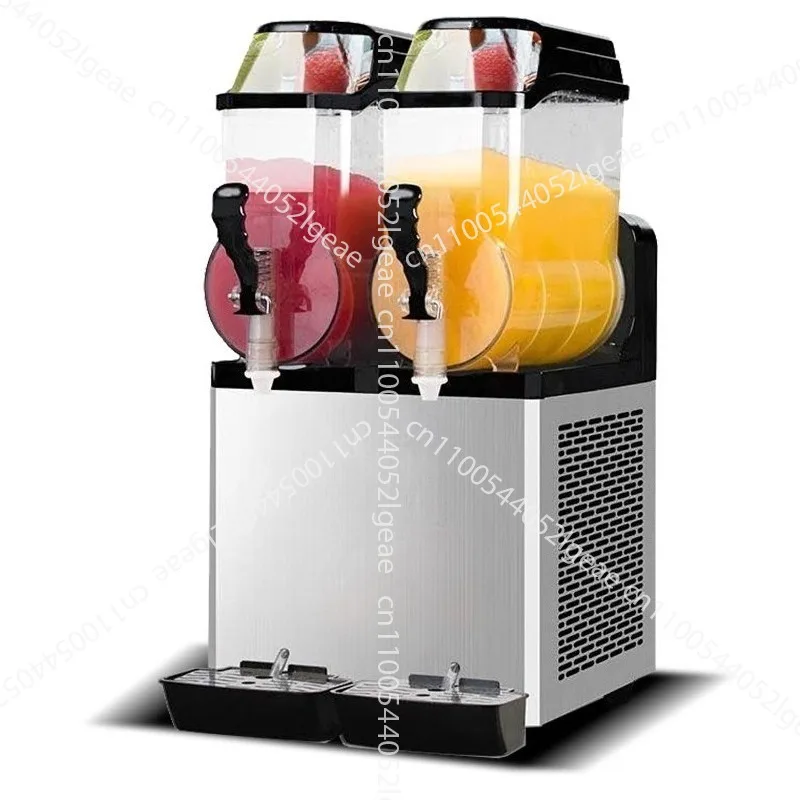 

Commercial Snow Melter Double Cylinder Slush Machine Household Automatic Cold Drink Smoothie Machine