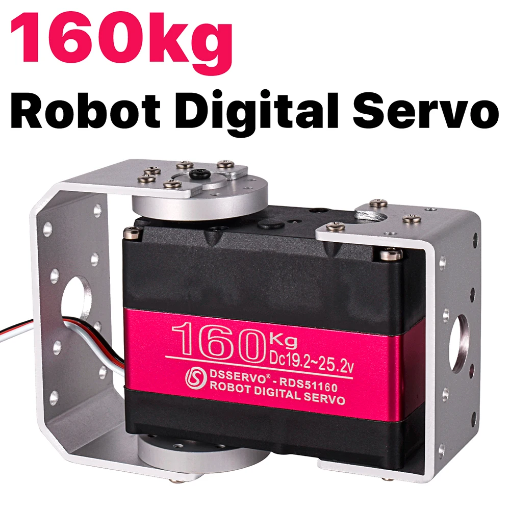 Rc Digitale Servo Ds51160/Rds51160 160Kg 24V Standaard Servo 180 ° /270 ° Hoog Koppel Servo Voor Fpv Drone Auto Robot