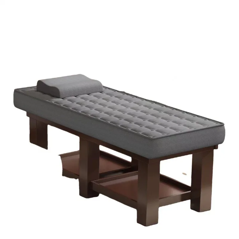 Wooden Massage Table Comfort Multifunction Spa Tattoo Esthetician Foldable Bed Tattoo Camas Y Muebles Massage Furniture MQ50MB