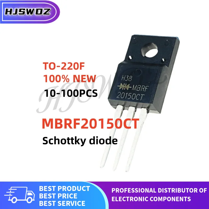 

10~100 шт. абсолютно новые диоды Шоттки MBRF20150CT MBRF 20150CT TO-220F в наличии