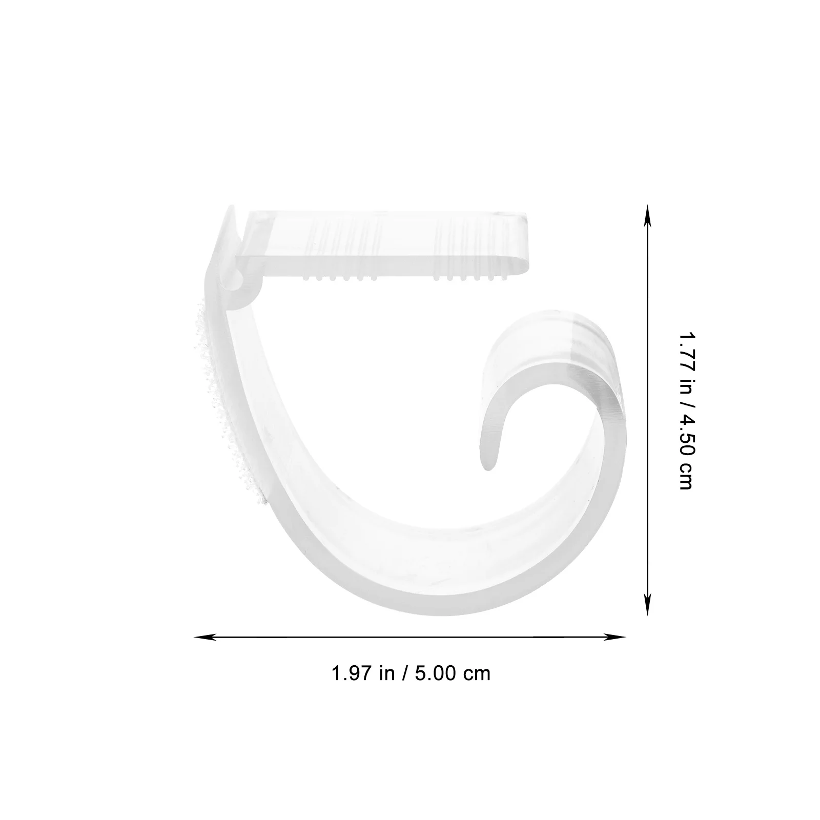 10pcs Table Cloth Clips Transparent Plastic Fixing Clamps Waterproof Rust-Resistant For Outdoor Tables Wedding Party Picnic