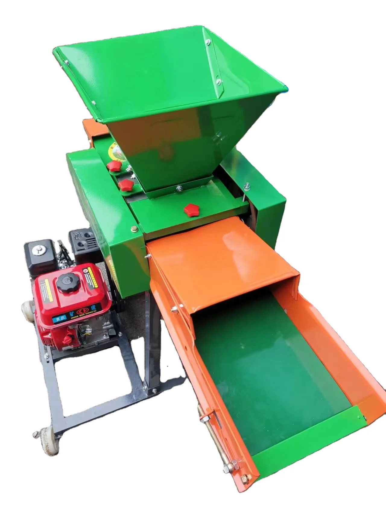 2026High Productivity Wet Dry Guillotine Chopper Engine Powered Chaff Cutter Machine Farm Livestock Feed Machines