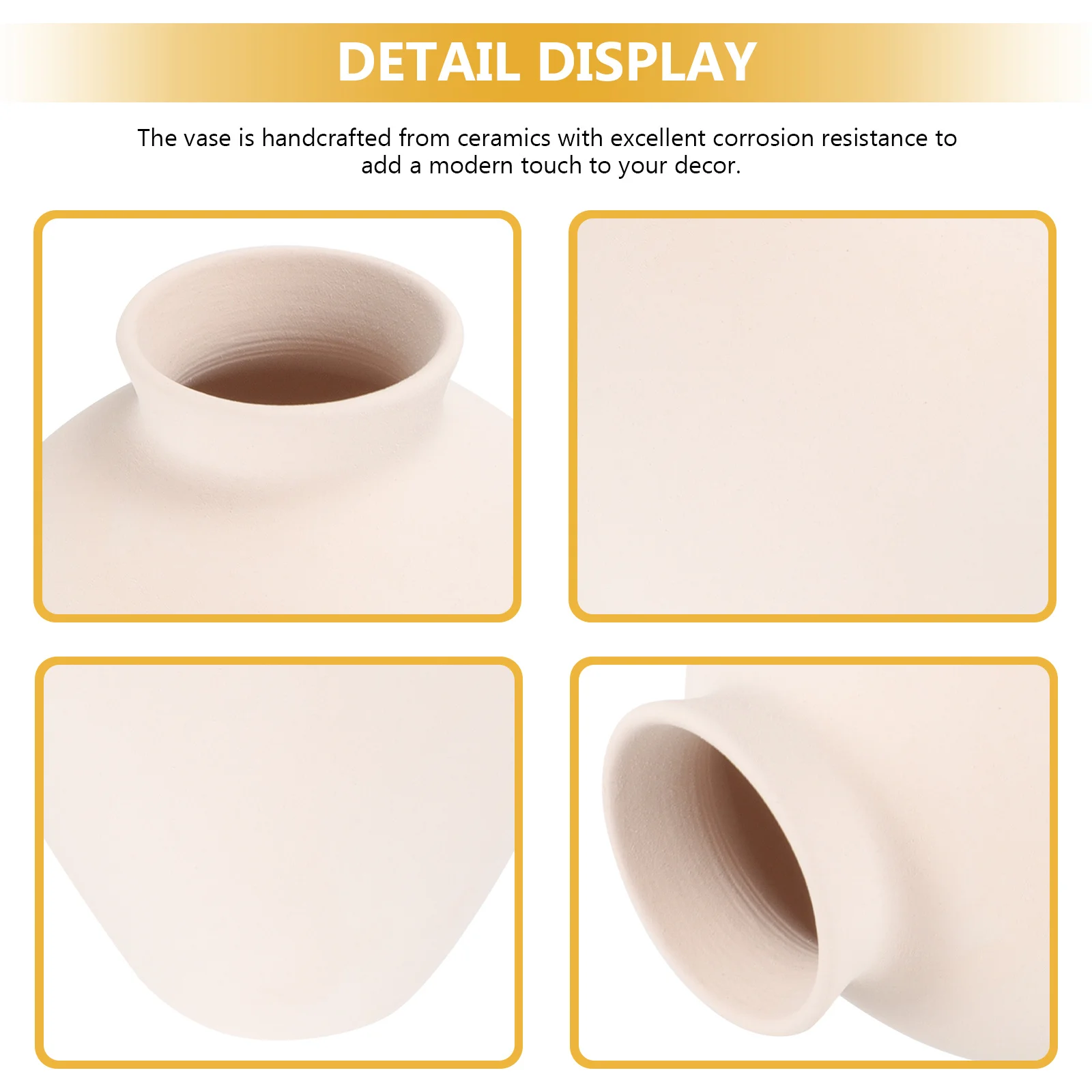 

Nordic Style Ceramic Flower Vase White Tabletop Vase for Fresh Flowers Home Decoration Centerpiece Ceramic Vases