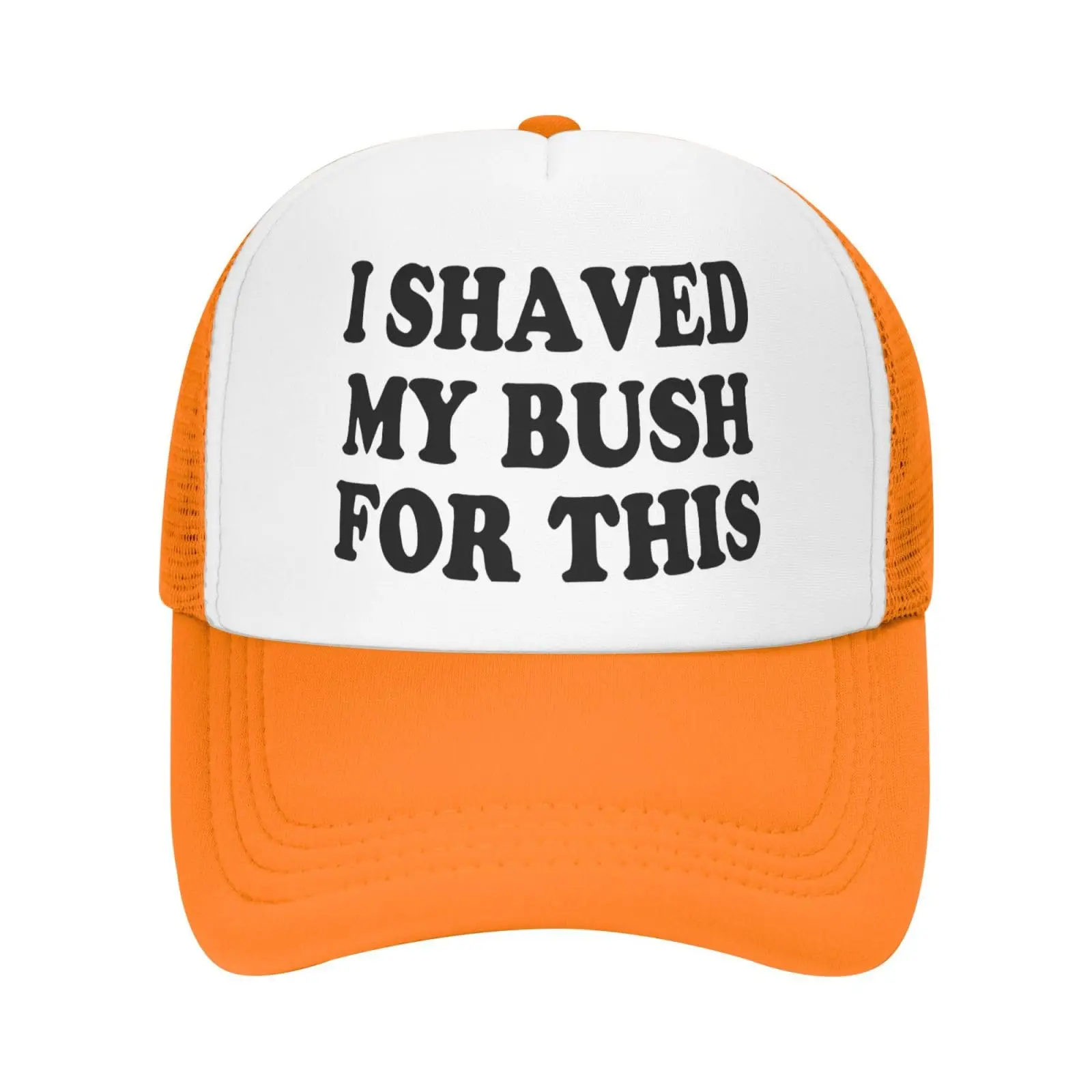 I Shaved My Bush for This Trucker Hat Unisex Adult Hats Adjustable Cap for Men and Women Classic Fishing Caps