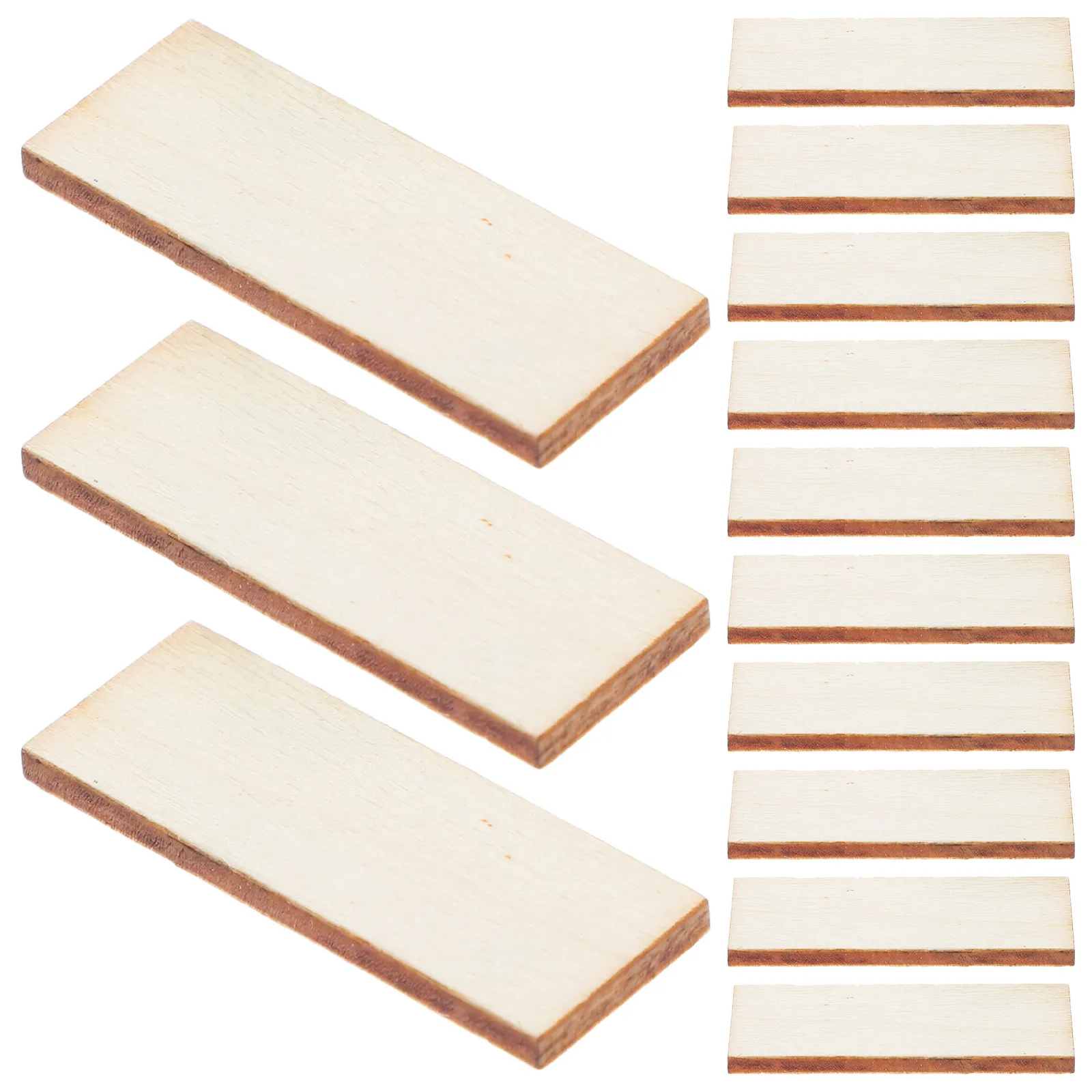 

100Pcs Miniature Dollhouse Flooring Natural Wood Mini Floor Boards Peel Stick Easy Assemble Dollhouse Wood Floor Tiles for Tiny