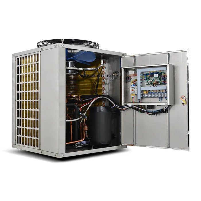Bomba de Calor Inverter de Corriente Continua con Fuente de Aire para Ahorro de Energía, para Calefacción y Refrigeración, Bomba de Calor Comercial con Precio de Fábrica