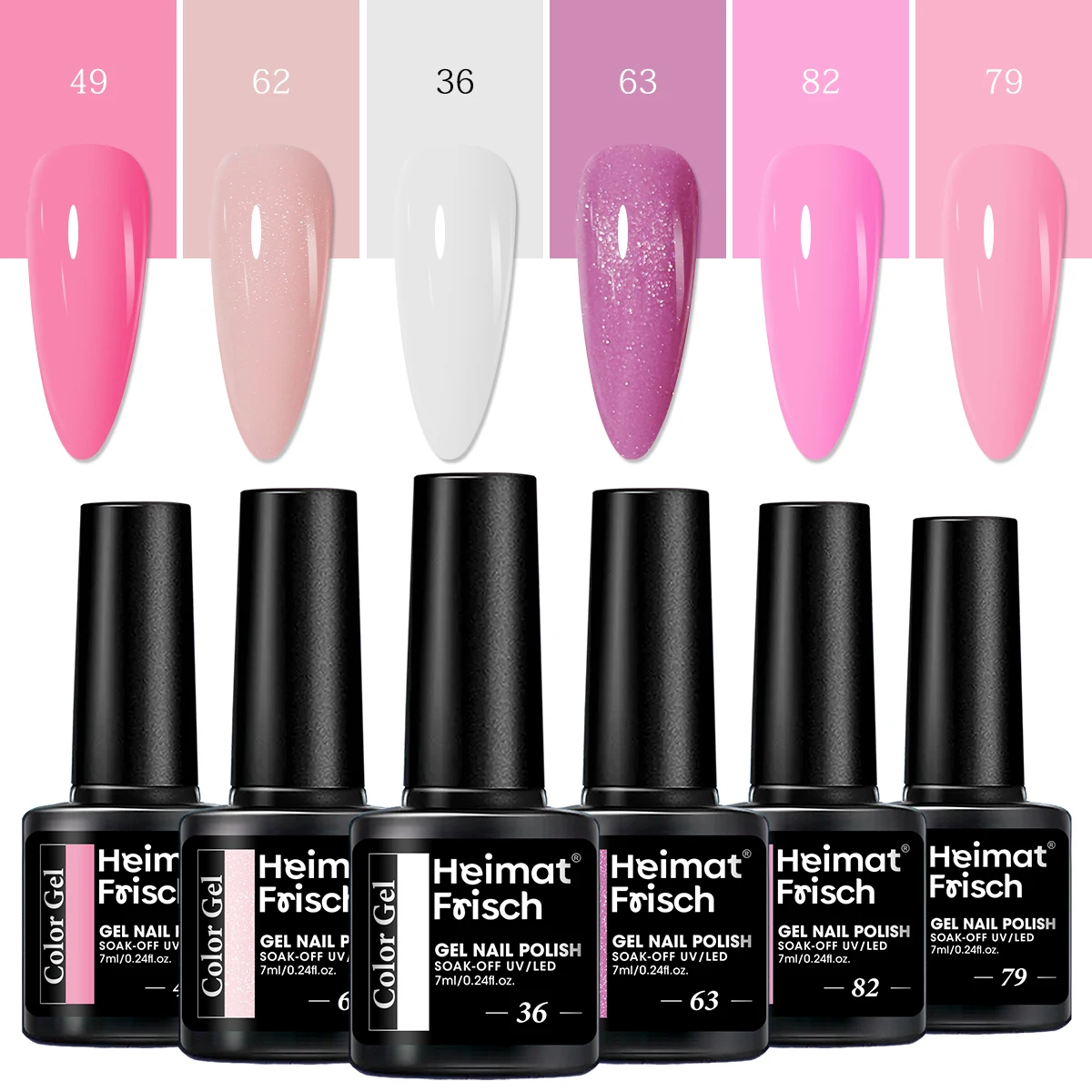 تلميع LED قابل للإزالة سعة 0.24 أونصة، يدوم طويلاً وسريع الجفاف، مناسب لصالونات المنزل وكهدية للنساء. مسمار مائي #2