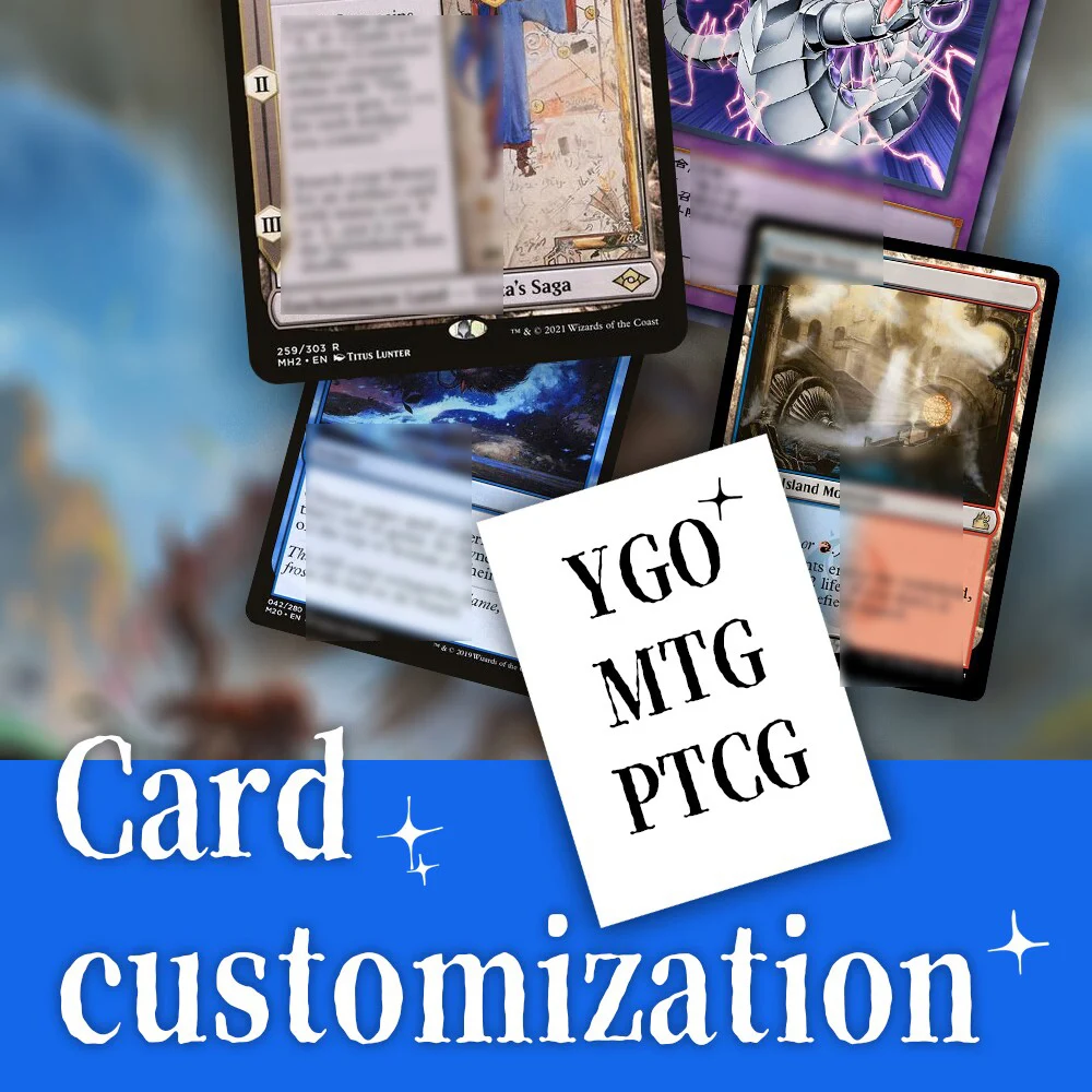 Single Choice Custom Playing Magic Proxy Cards,DIY Customised TOP Quality Board Games Proxy Cards