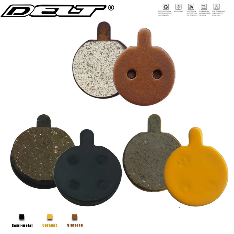 DELT 2 Pair MTB Mountain E-BIKE Bicycle Disc Brake Pads For ZOOM DB350 DB280 DB450 DB550 Part