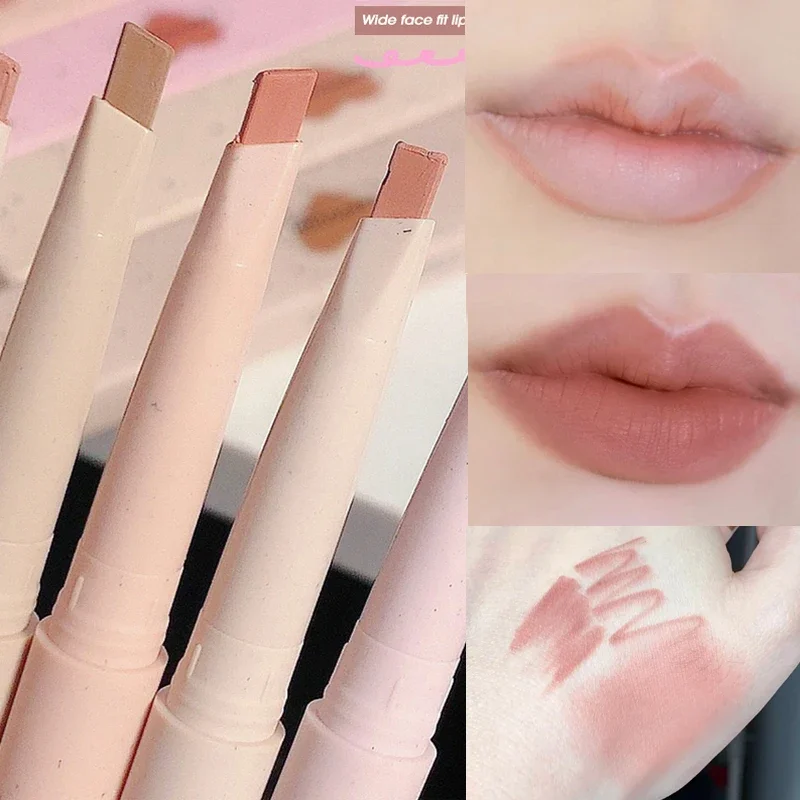 Milk Matte Smooth Lip Liner Pen Long Lasting Lipstick Contouring Waterproof Lip Stick Pencil Nude Pink Lip Tint Lipliner Makeup