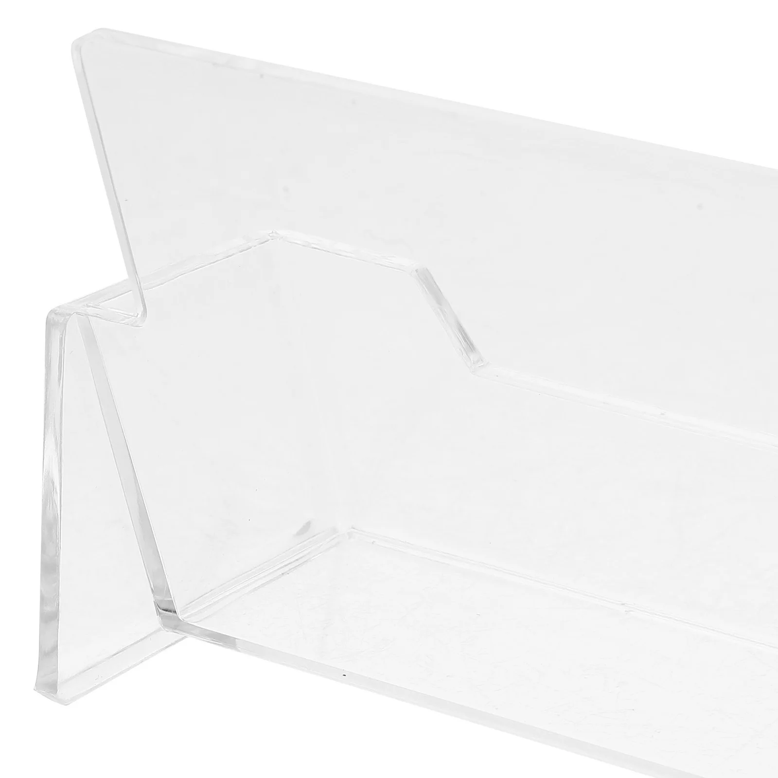 

4 Pcs Business Card Holder Desktop Acrylic Cards Business-card-holders Organizer Office