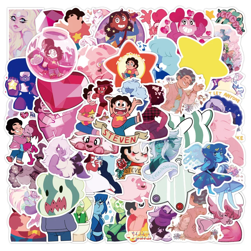 10/30/50Pcs Steven Universe Cartoon Stickers Cute Graffiti Decal DIY Motorcycle Guitar Laptop Bike Kid Toy Waterproof Sticker