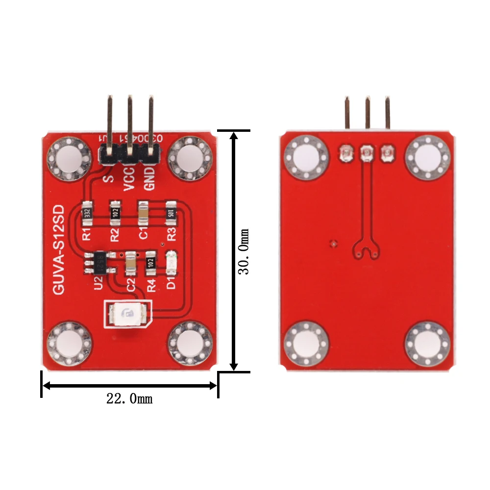 UV Sensor 240-370nm GUVA-S12SD 3528 Solar Ultraviolet Intensity Module DC 3.3-5V For Arduino /Raspberry pi