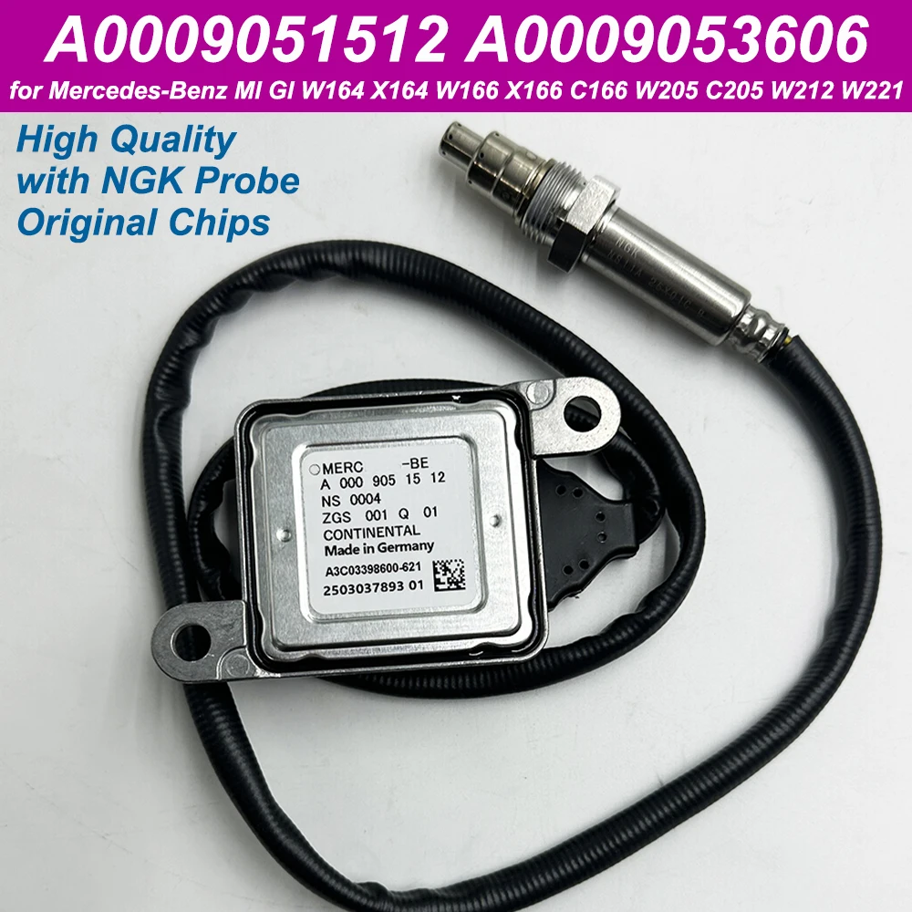 

A0009051512 0009051512 HighQuality for NGK Probe Nox Sensor for Mercedes-Benz Ml Gl W164 X164 W166 X166 C166 W205 C205 W212 W221