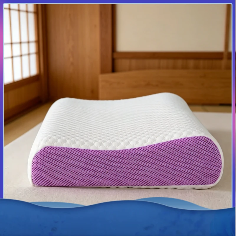 

Washable TPE Pectin Pillow with Air Layer, Ultra Breathable Structure, Zero Pressure Neck Support Pillow for Single Adult