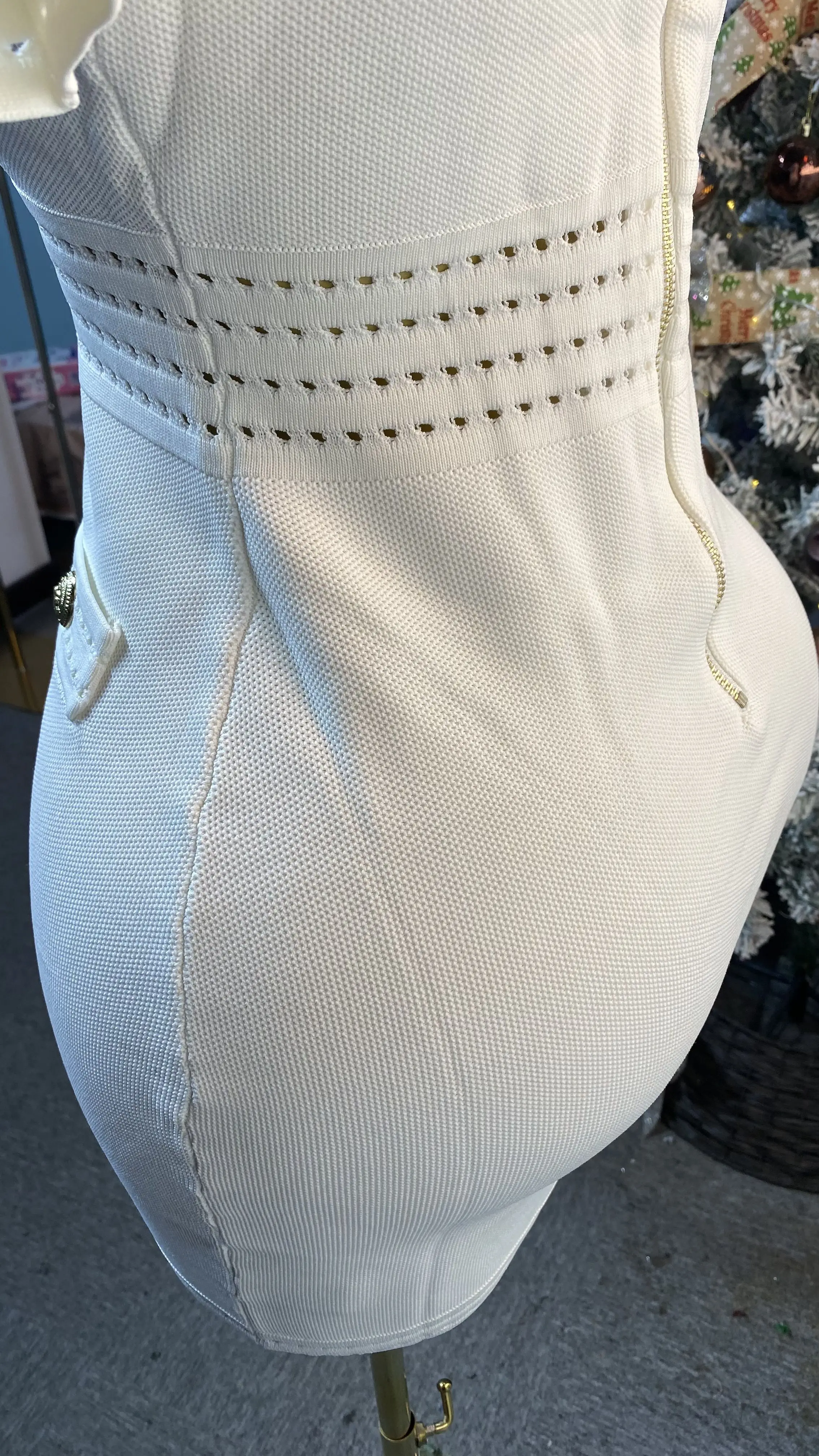 الأوروبية والأمريكية الفرنسية الرجعية جوفاء التطريز الثقيلة قصيرة الأكمام طية صدر السترة قميص تنورة دعوى-GZXX241 #3