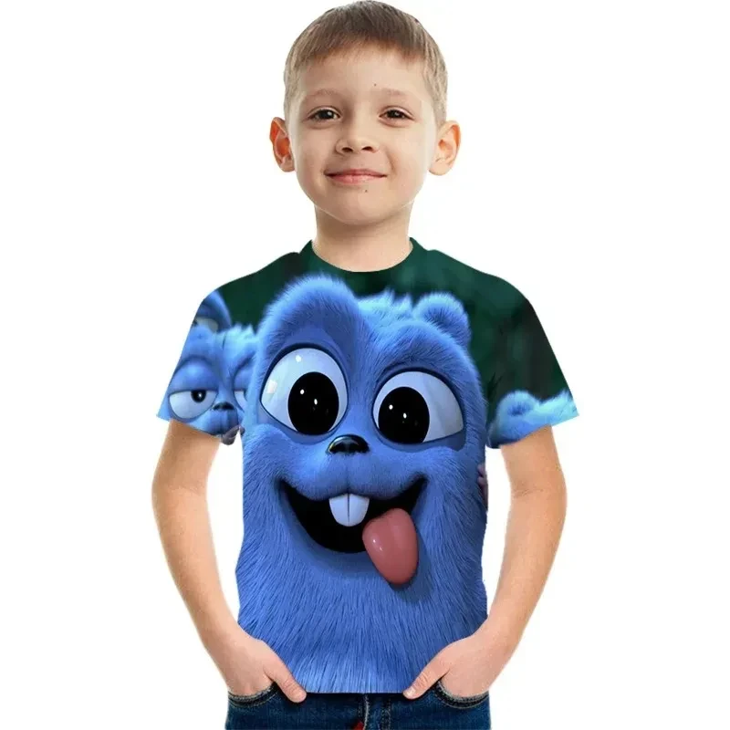 Sunlight Grizzy Bear 3d Print T Shirts Summer Funny Clothes Top Baby Boys Girl Teen Christmas Lemmings Tshirt Camisetas Tops