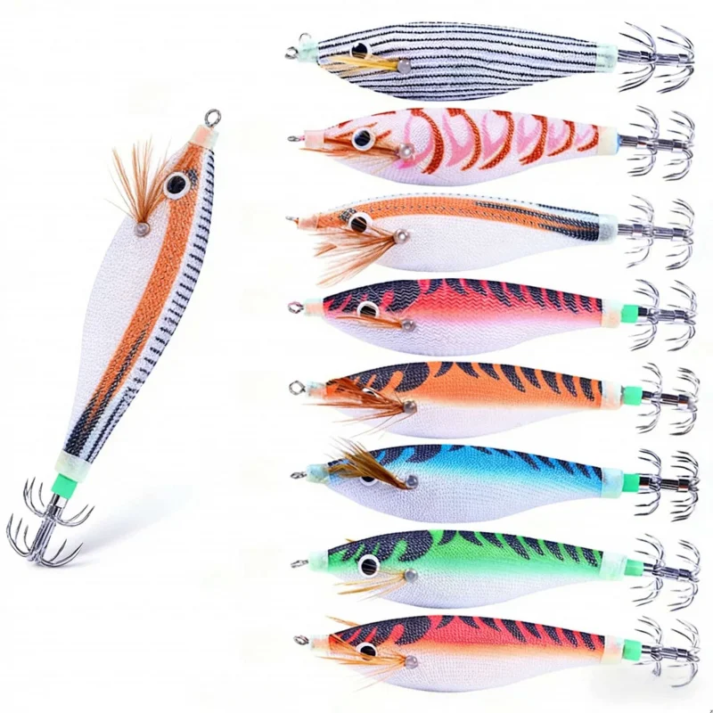 

8Color10CMLure Shrimp Bait9.6GBelt8Swivel ring lure for bass and catfish, specialized bionic artificial bait, sinking lure