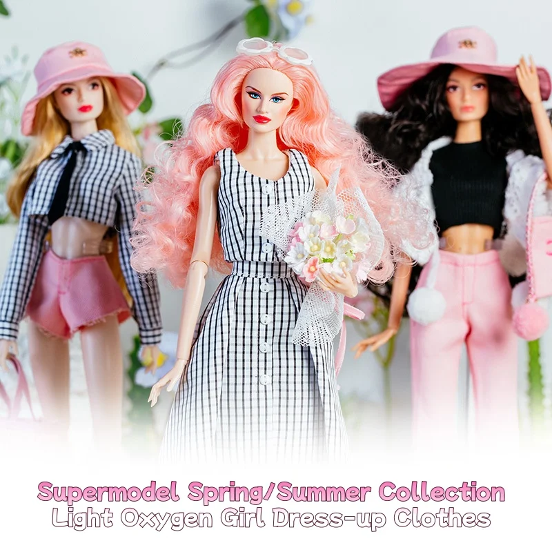 2025 New Supermodel BABI Doll Clothes Fashion Spring/Summer Collection Light Oxygen Girl Clothes Set 1/6 BJD Doll Daily Dress-up