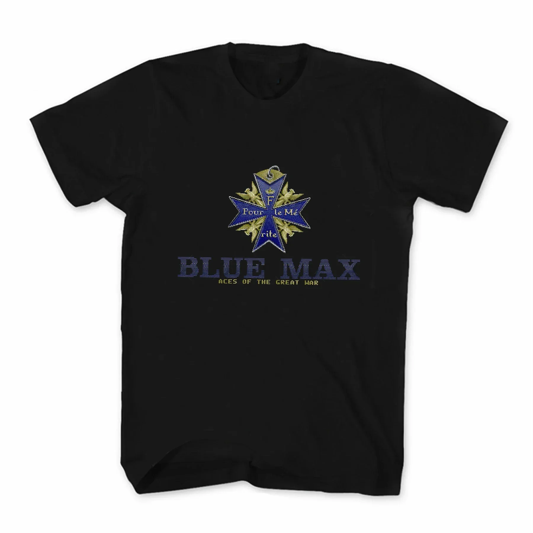 

Aces of The Great War Blue Max Medal T-Shirt 100% Cotton O-Neck Summer Short Sleeve Casual Mens T-shirt Size S-3XL