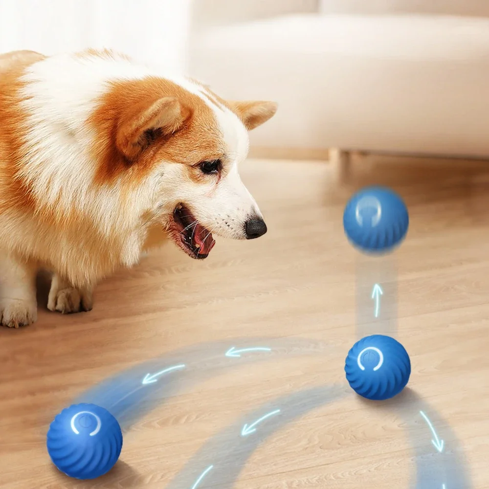 1/2Pcs Smart Dog Toy Ball Automatic Electronic Interactive Training Pet Toy Moving Ball Rechargeable Active Rolling Ball for Dog