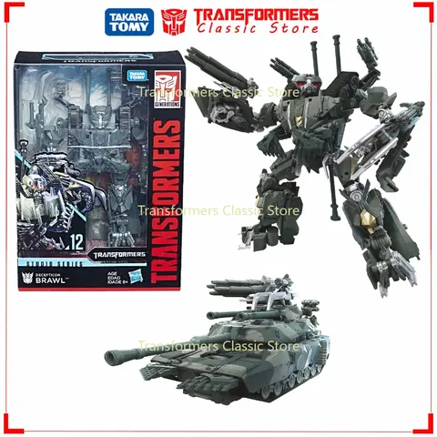 재고 있음 변압기 장난감 스튜디오 시리즈 항해 클래스 SS-12 KO Brawl 클래식 Cybertron Autobots 액션 피규어 Collectible Gifts