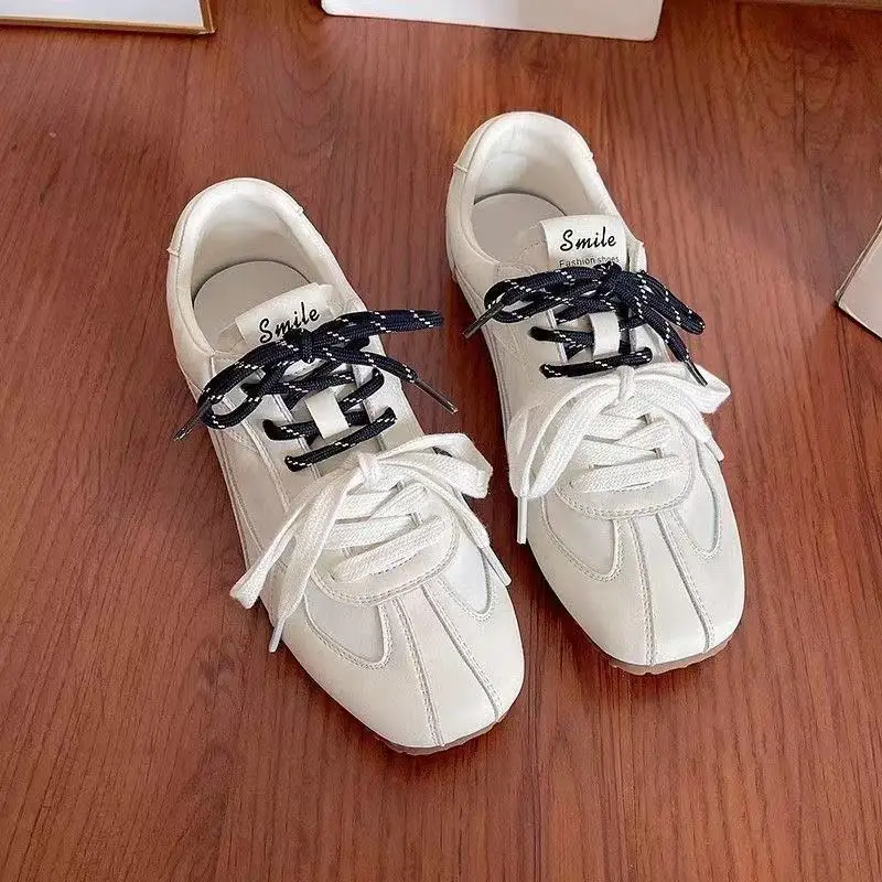 4-teiliges Set Vintage DIY MIU Bunte Schnürsenkel für Low-Top Canvas Sneaker Sport Casual Leder MIU Schnürsenkel Dropshipping – Detail 8