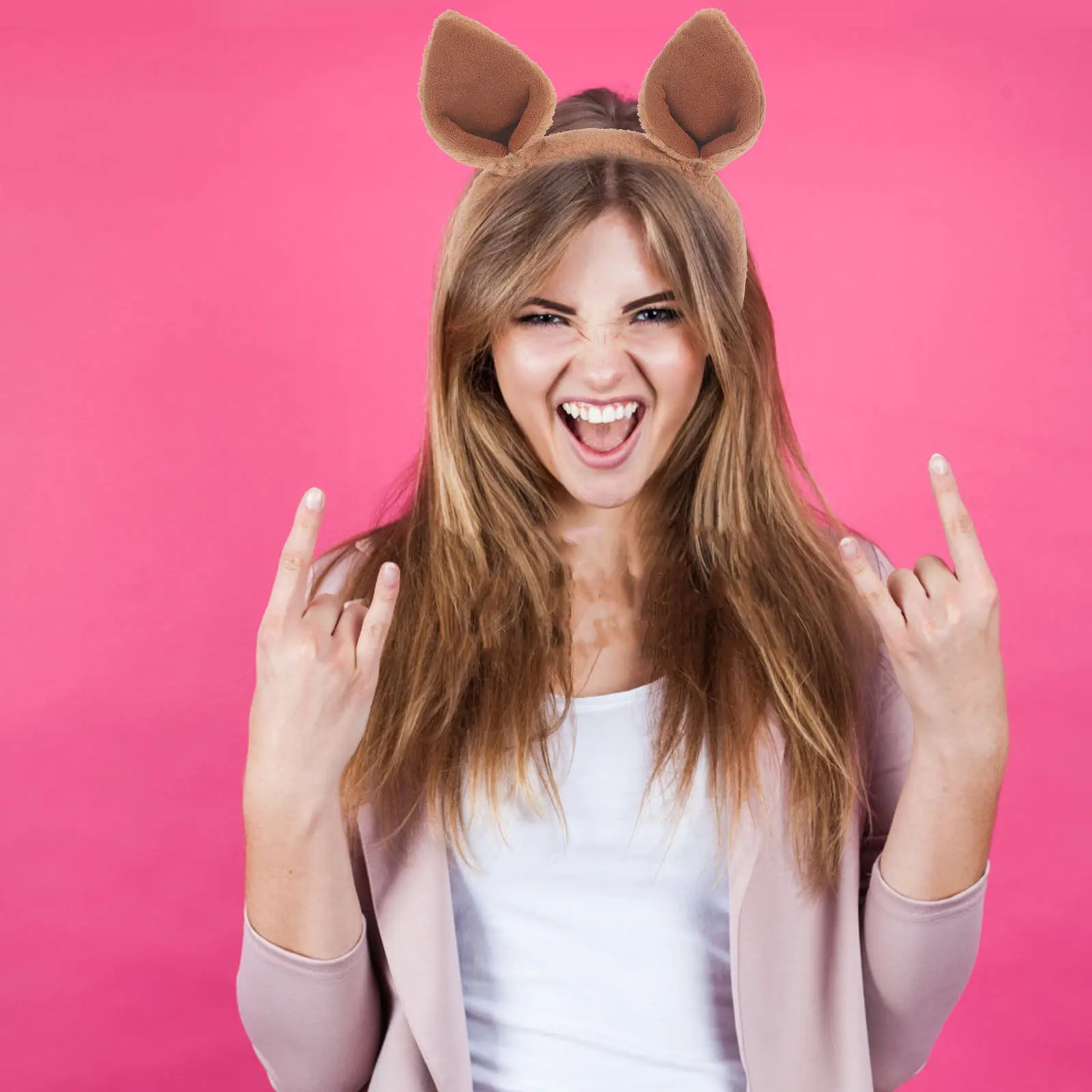 

Cute Animal Ear Headband for Women Fashion Hair Accessory Creative Ear Design Party Carnival Cosplay