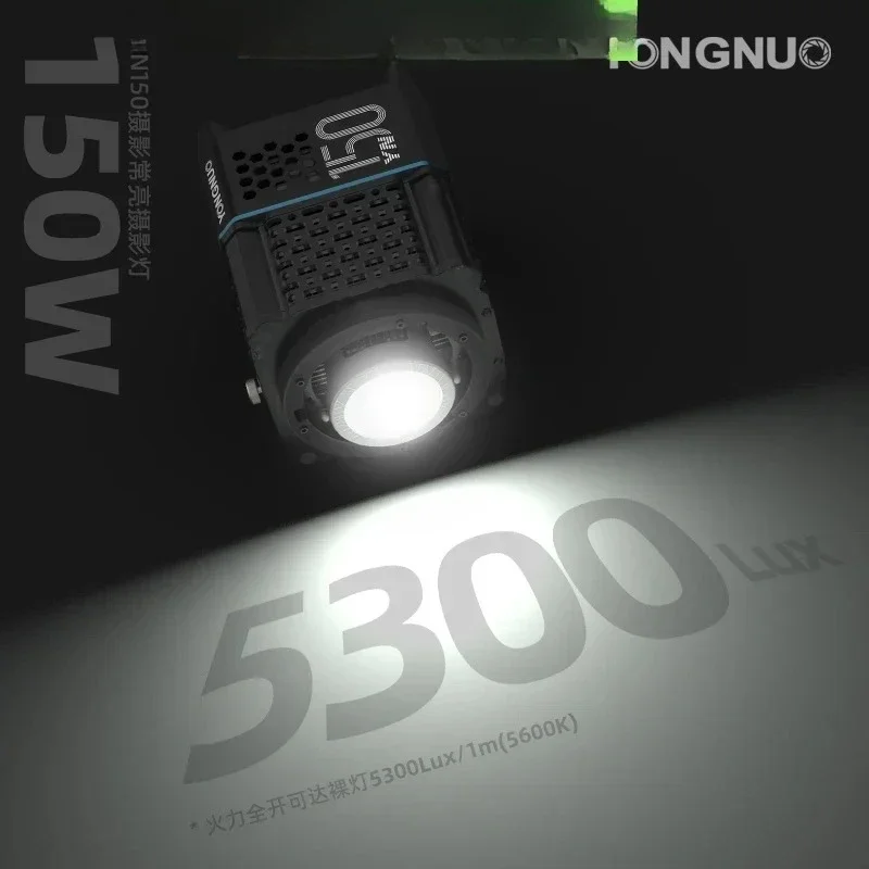 YN150COB撮影ライト 150W 調色可能 ライブビデオ補助光 屋外ポートレート 映画・テレビ撮影用ライト