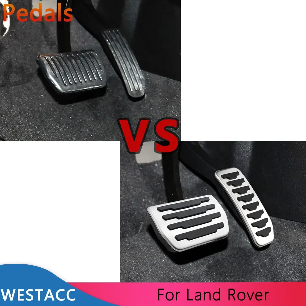 Car Pedals Cover for Land Rover Freelander 2 LR2 2010 - 2018 Stainless Steel Fuel Gas Accelerator Brake Pedal Pad Accessories