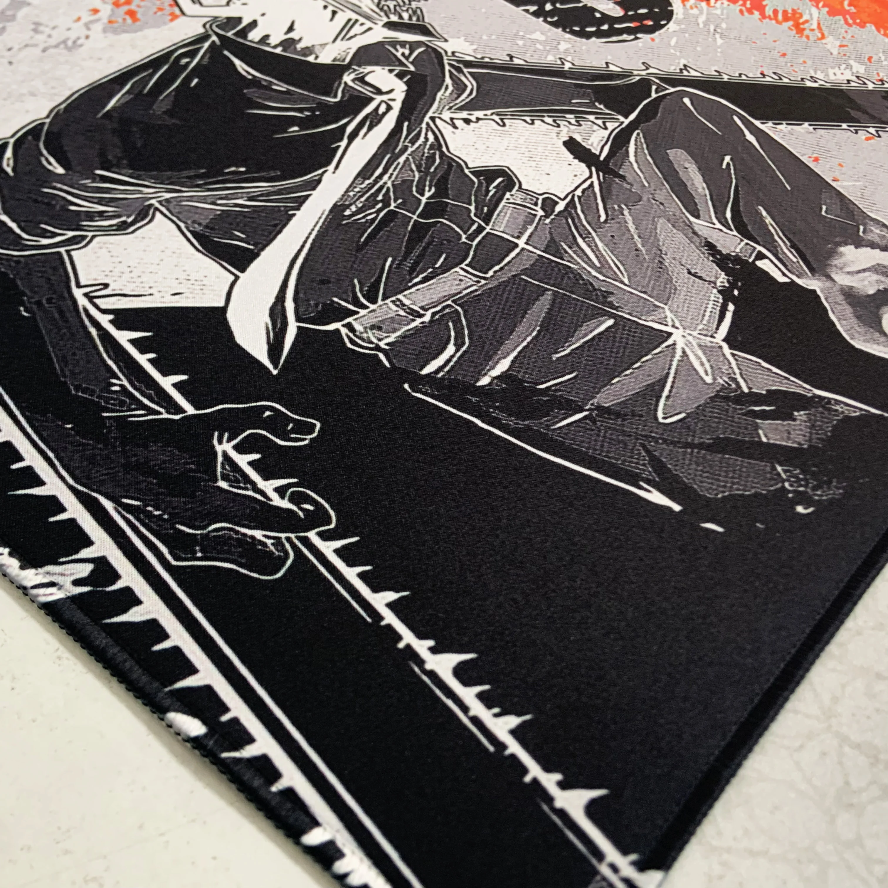 Anime Mouse Pad Gamer Accessories Gaming Mousepad Tiger Esports Large Desk Mat Chainsaw Man Computer Keyboard Table RUG Cushion.