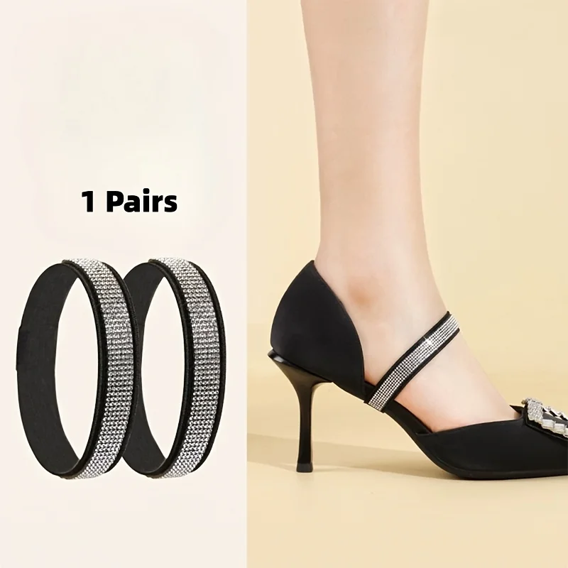 

1 пара эластичных ремешков для обуви на высоком каблуке, предотвращающих распускание, для женщин
