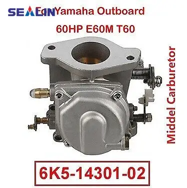 

Boat Middle Carburetor for Yamaha 60HP E60M Outboard Engine for Parsun T60 6K5-14301-02