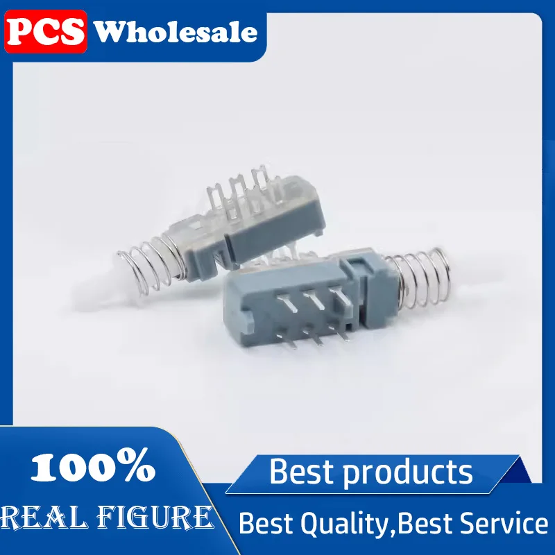 PBS-22H18 key switch double row 6-pin lock press key switch single six-pin self-locking transparent cover