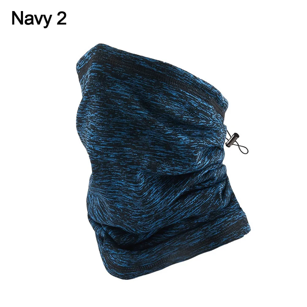 

Warm Neck Protection Velvet Neck Scarf Solid Color Wool Cycling Scarf Face Scarf Cycling