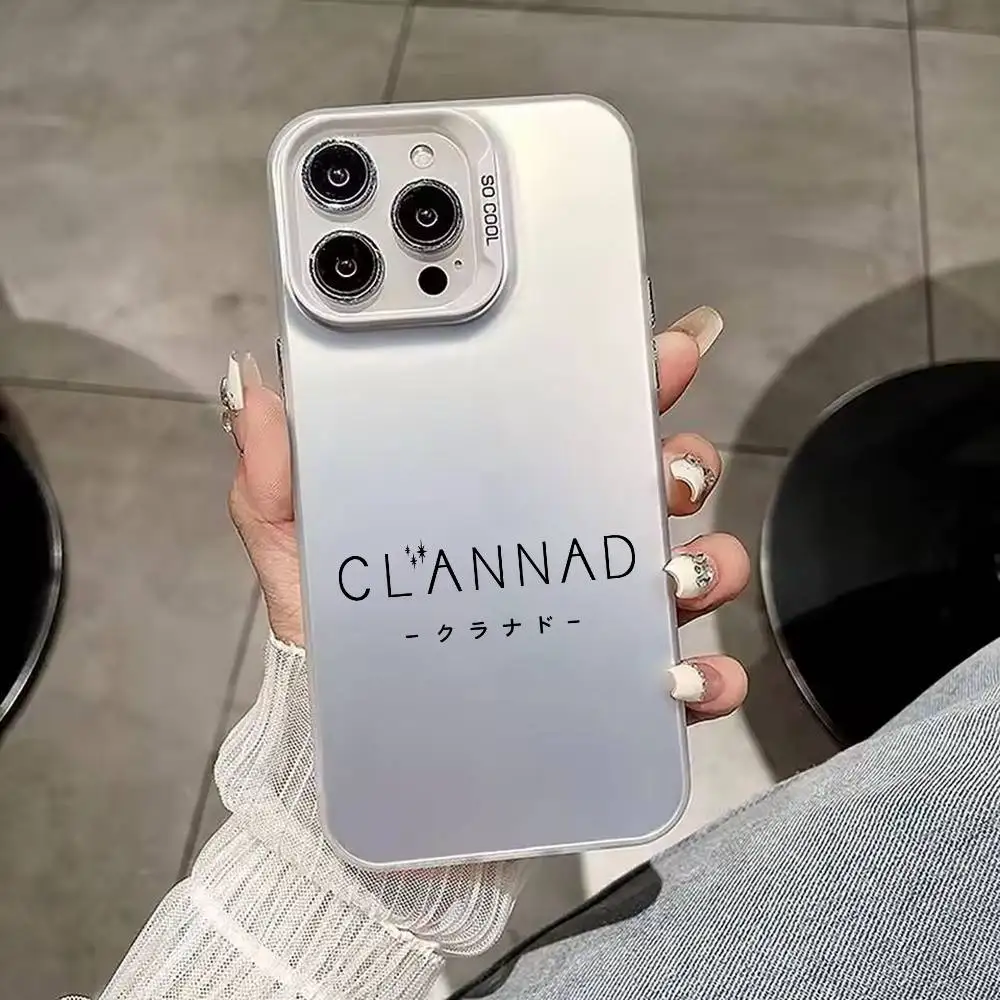 Clannad  Anime  Phone Case For iPhone 17,16,15,14,13,12,11,Mini,Pro,MAX Matte  Shockproof Phone Case