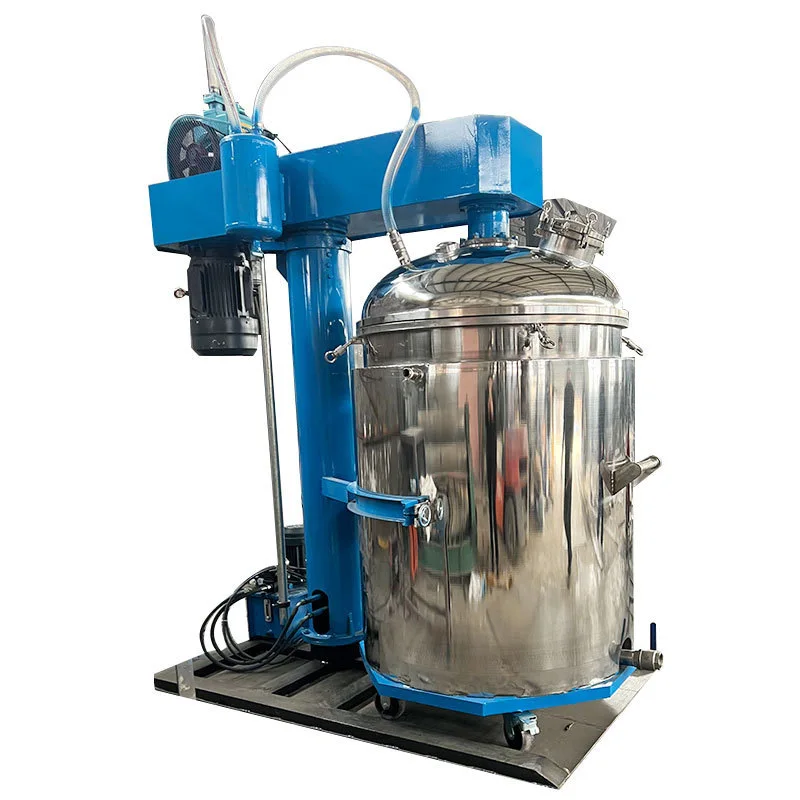 Vacuum disperser, vacuum defoaming high-speed disperser, mixer