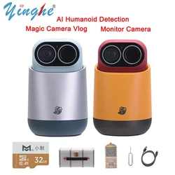 Xiaomo Magic Camera Vlog Camera 2.5K Intelligent Camera Household Wireless 360 PTZ Monitoring AI Wifi Infrared Night Vision