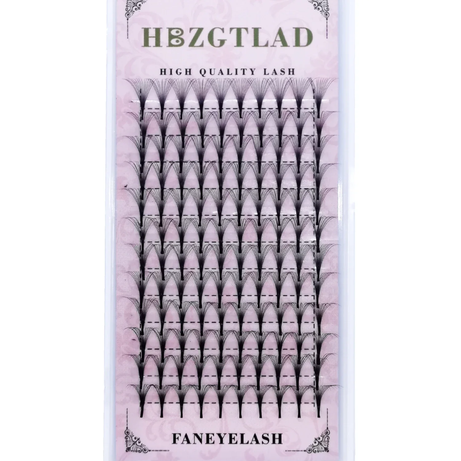 New 5-20D Lashes Pointy Base Premade Fans Loose Fans Medium Stem Sharp Thin Pointy Base Pre Made Volume Fans Eyelash Extensions