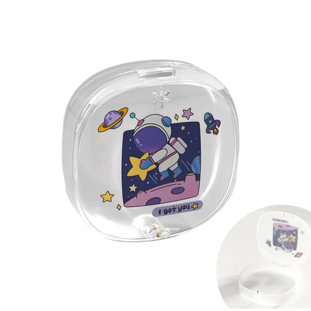

Plastic Kids with Mirror Protection Health Care Tool Office Denture Storage Box Orthodontic Retainer Box Braces Box Dental Case