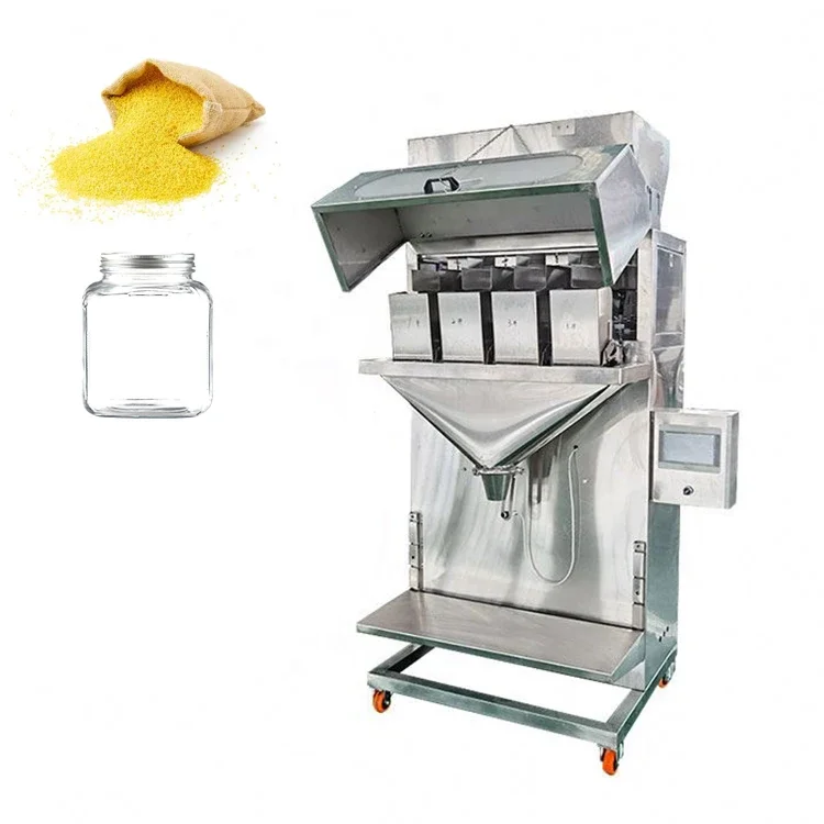 sugar filling machine 200g 250g 500g 1kg 2kg open bottle detergent powder washing powder weighing filling packing machine