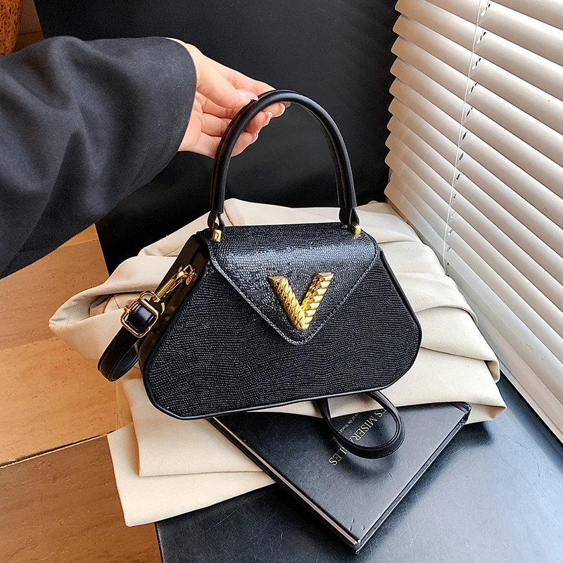 

Fashionable Ladies Leather Handbag Luxury Designer Crossbody Bag Elegant Shoulder Tote Purse For Women